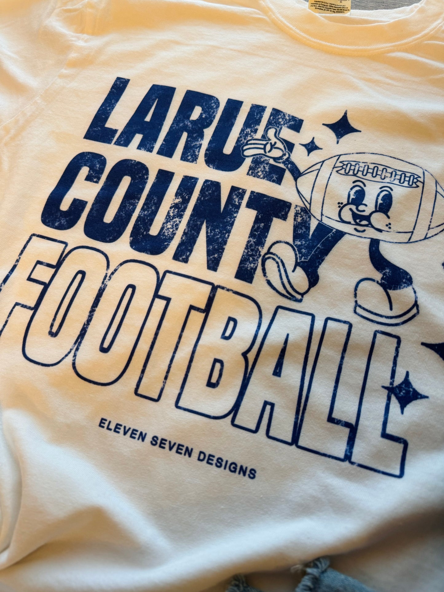 Larue County Retro Football Man Tee