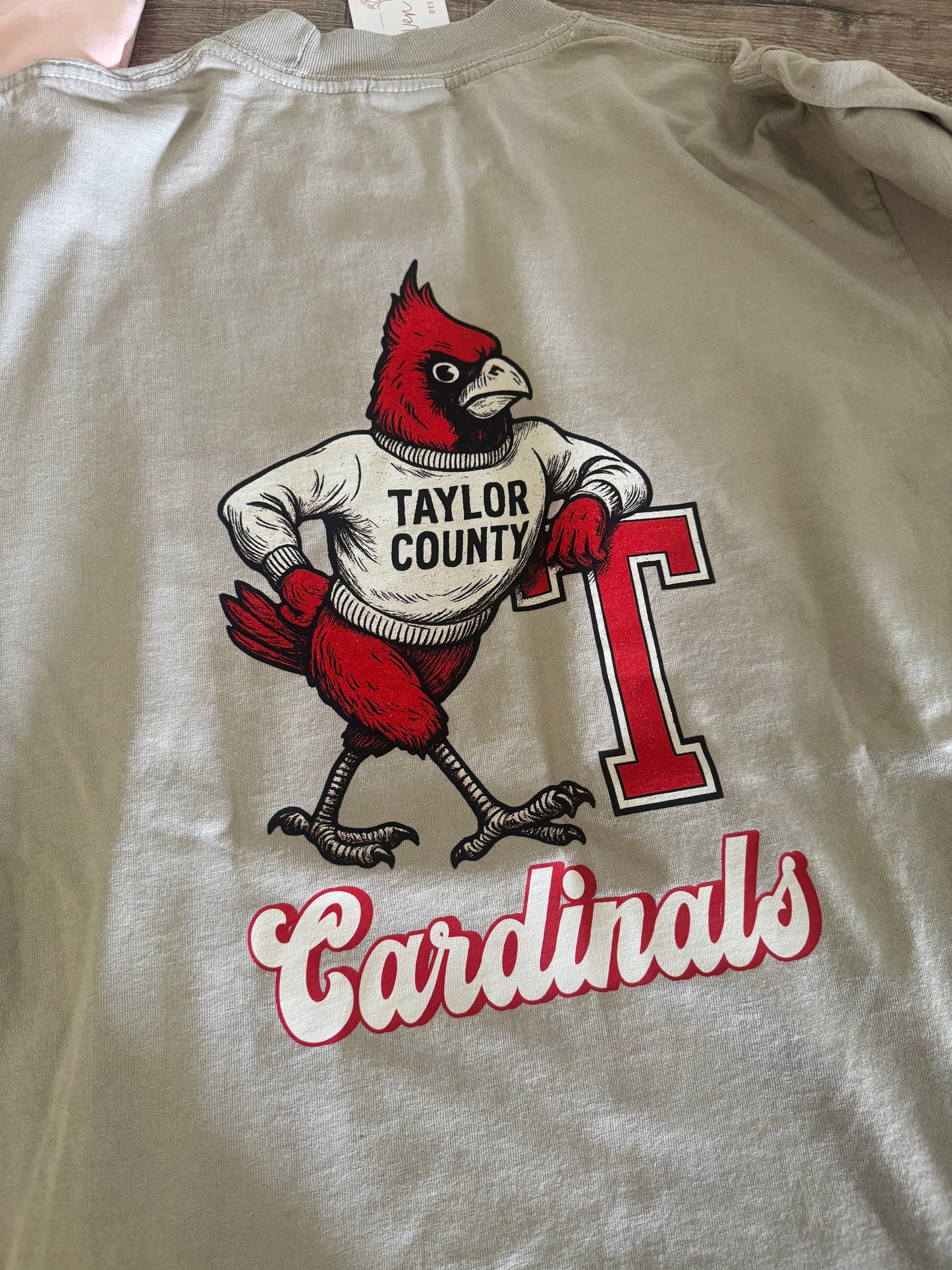 Vintage Athletic T Cardinal Tee