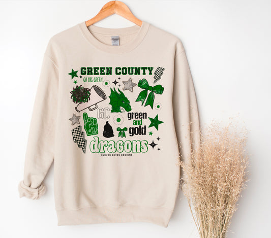 Green County Spirit Sweatshirt