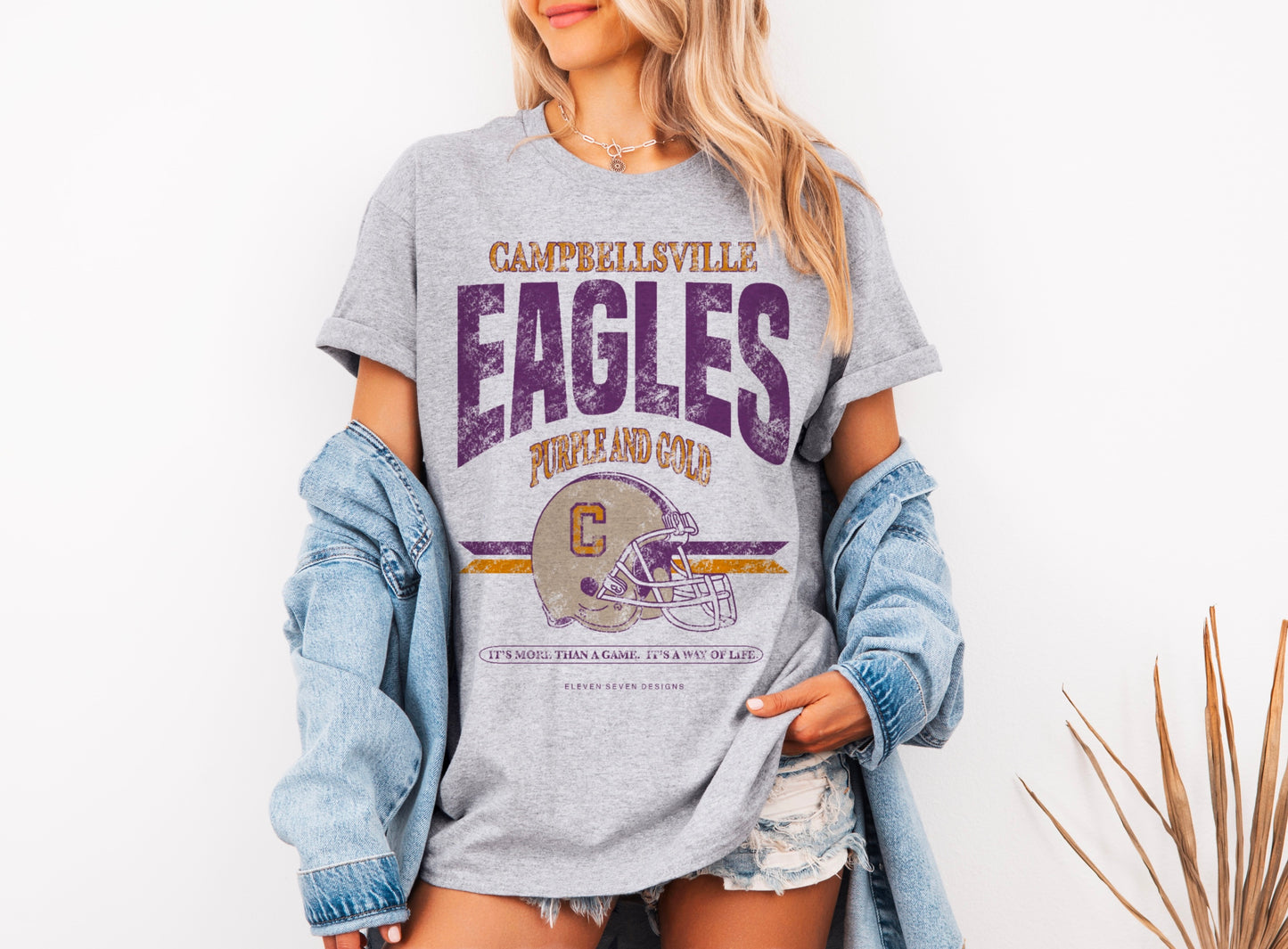 Campbellsville Eagles Football Tee