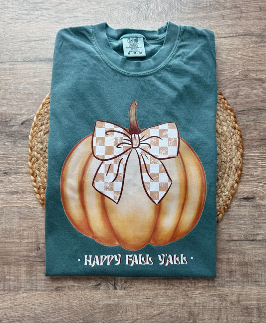 Pumpkin Bow Tee