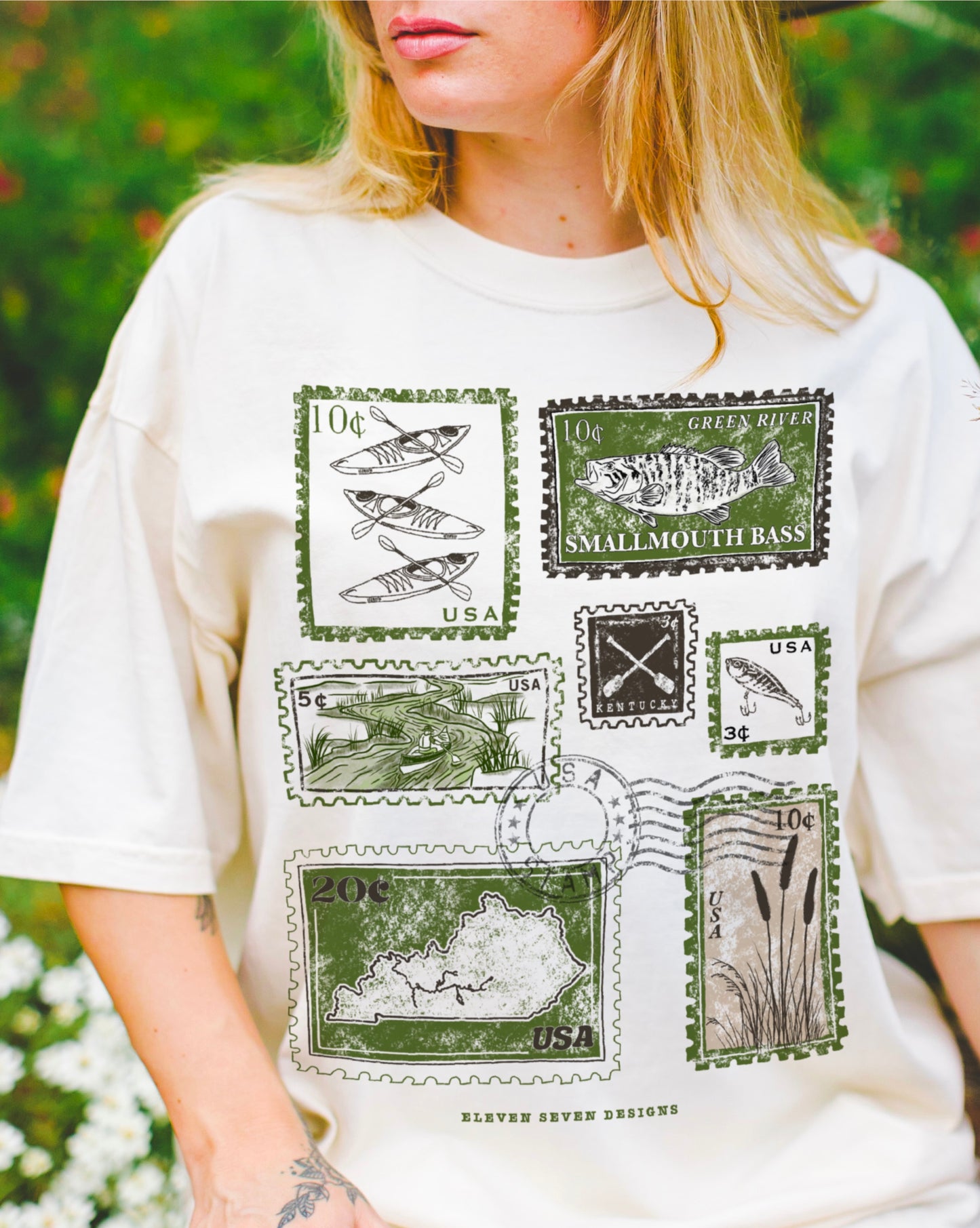 Green River Stamp Collection Tee