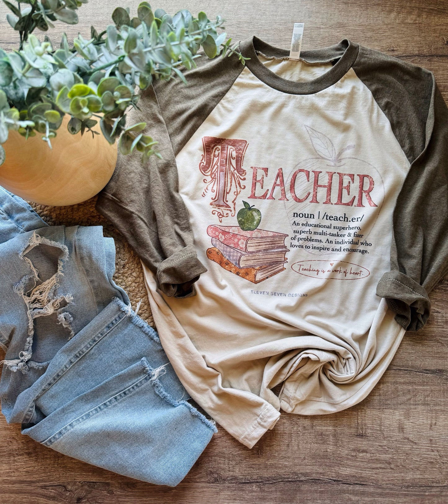 Teacher Baseball Raglan