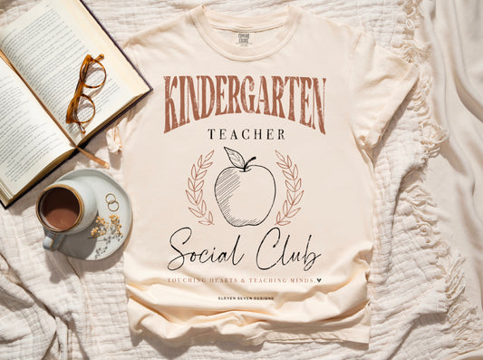 Custom Teacher Social Club Tee