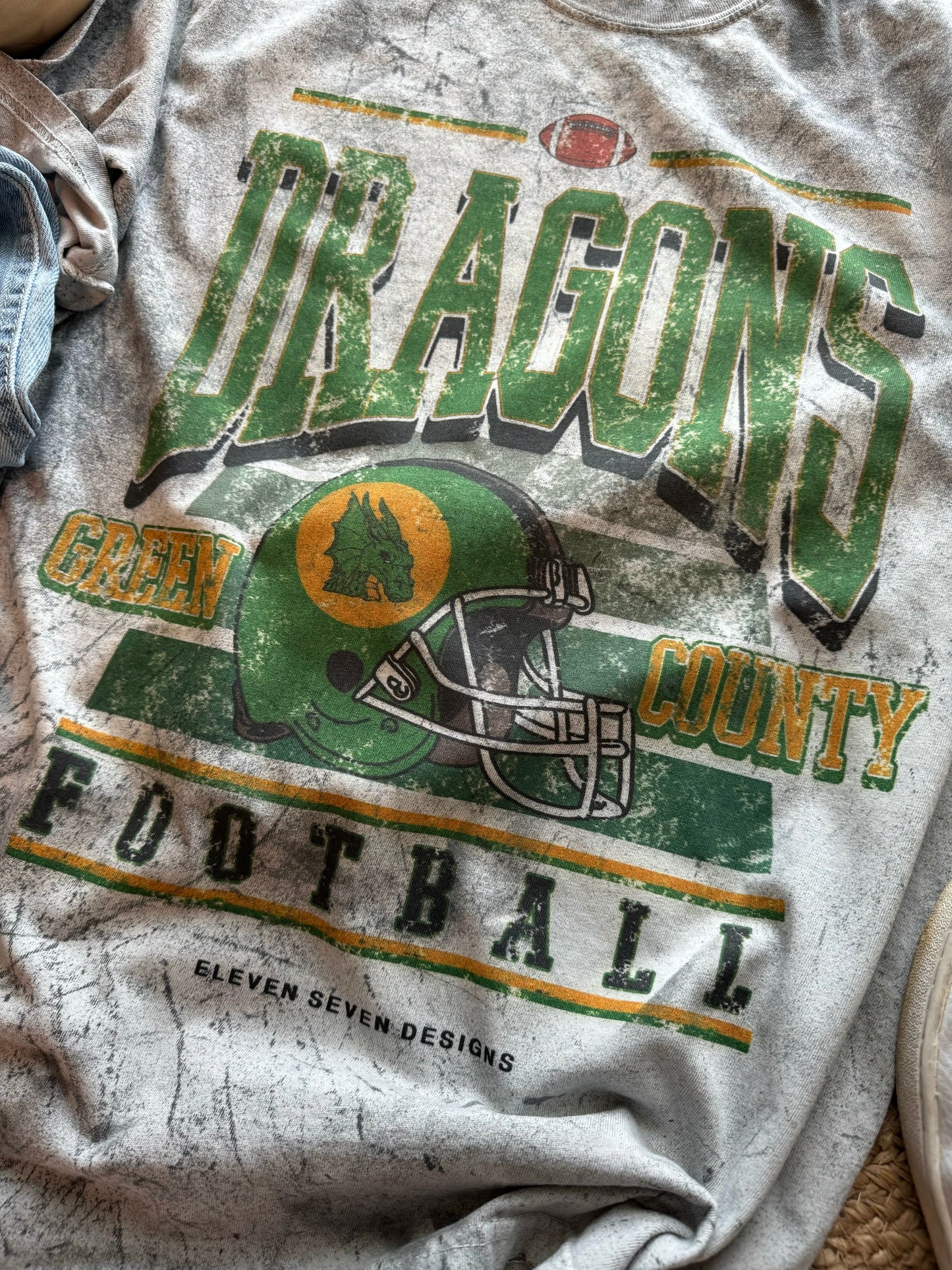 Dragons Football Colorblast Tee