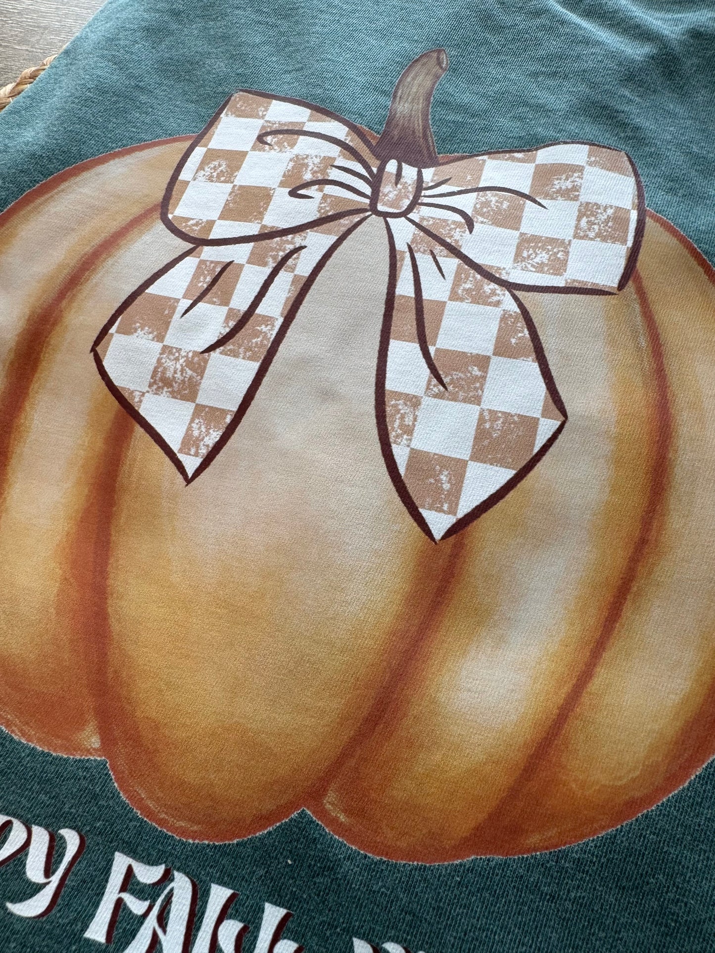 Pumpkin Bow Tee