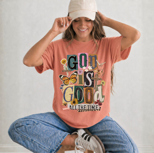 God is Good Collage Tee
