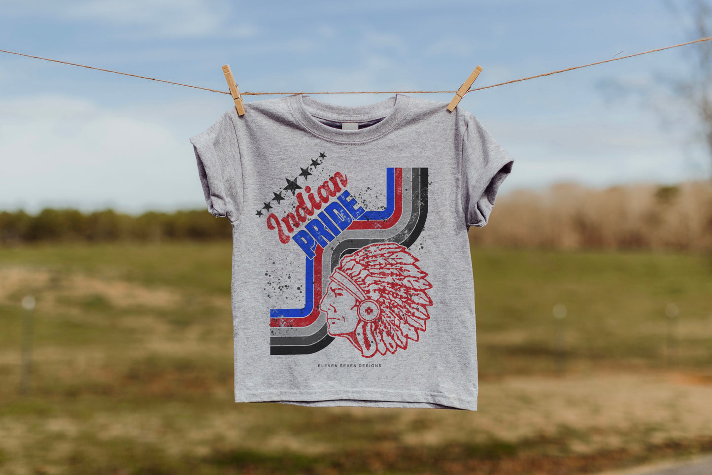 KIDS - Retro Indian Pride Tee