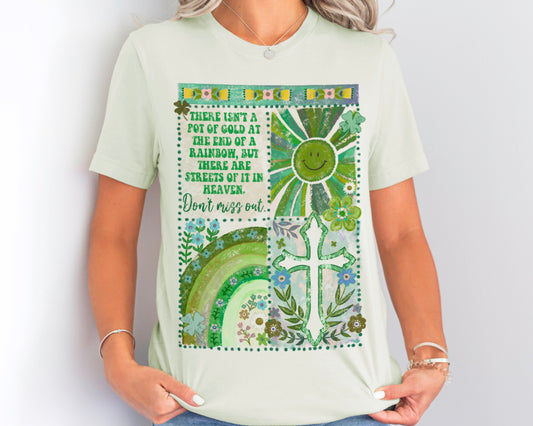 Streets of Gold Green Tee