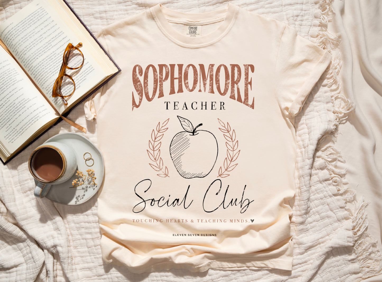 Custom Teacher Social Club Tee