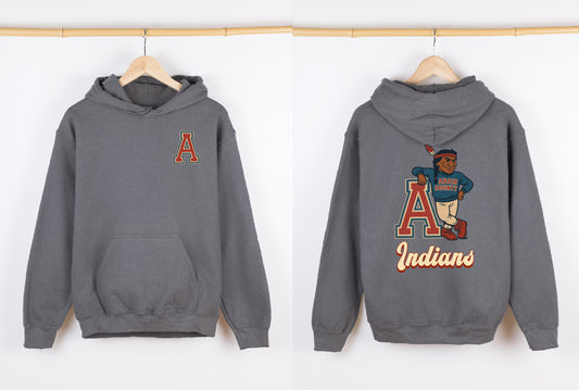 Vintage Indians "A" Hoodie