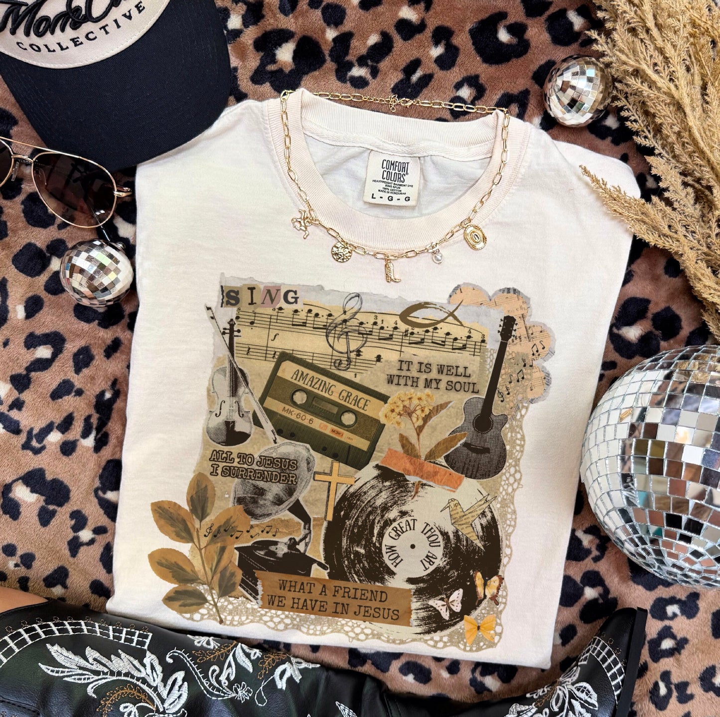 Hymn Collage Tee