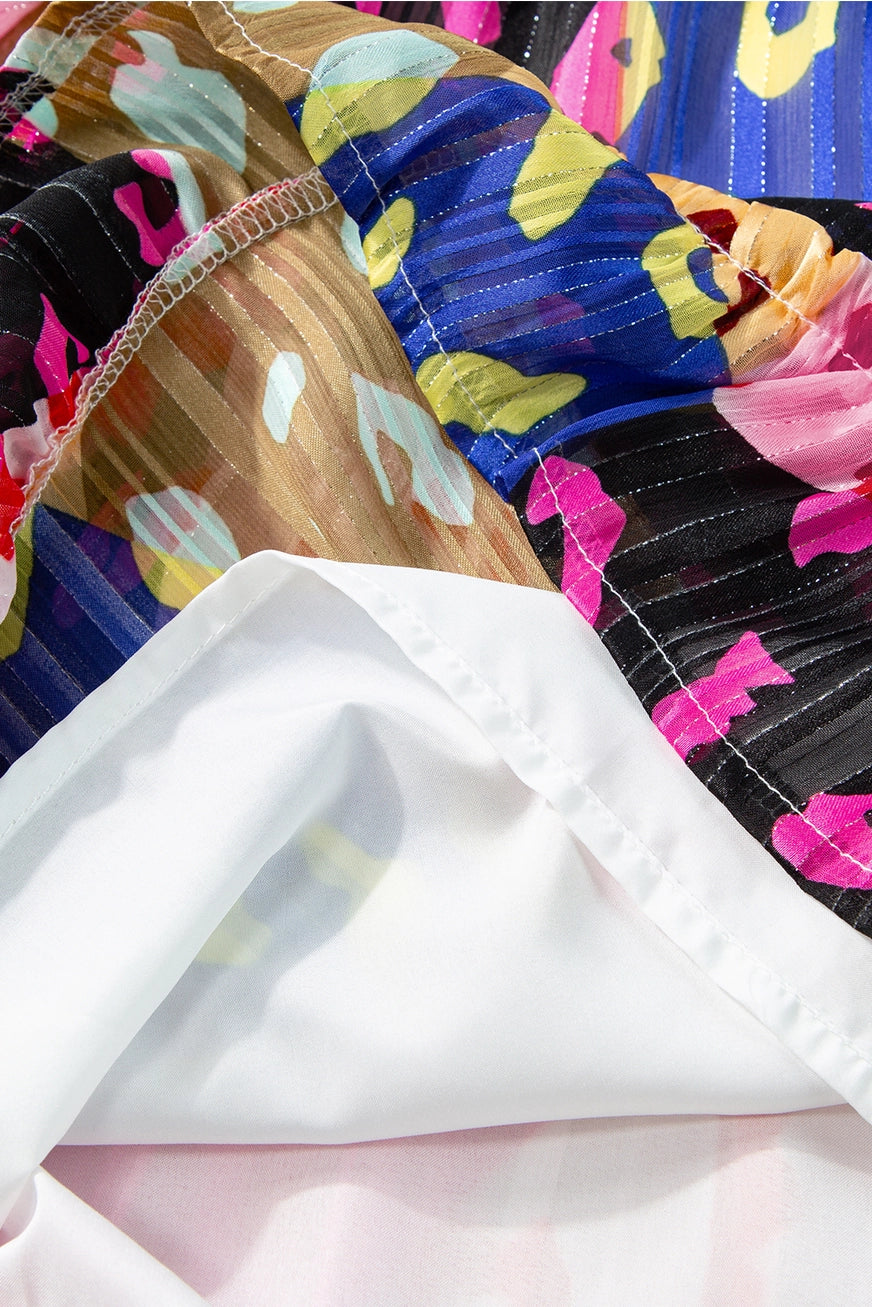 Cheetah Tiered Ruffle Dress