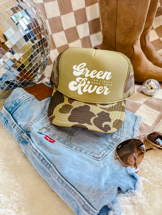 Green River Trucker Cap - Light Camo