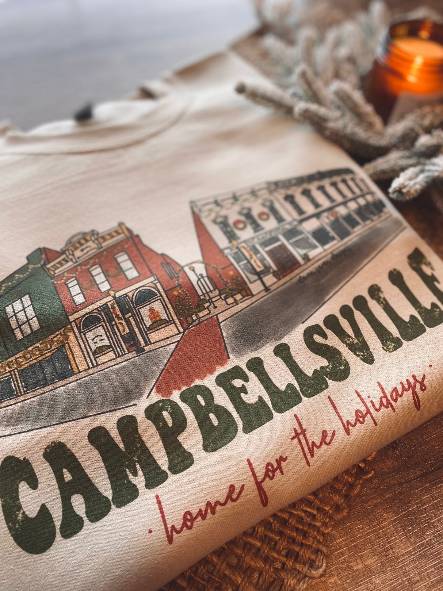 Campbellsville Mainstreet Christmas Sweatshirt