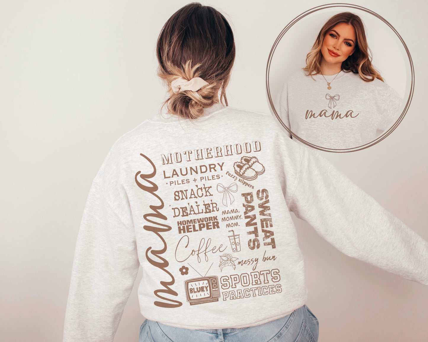 Mama Typography Sweatshirt