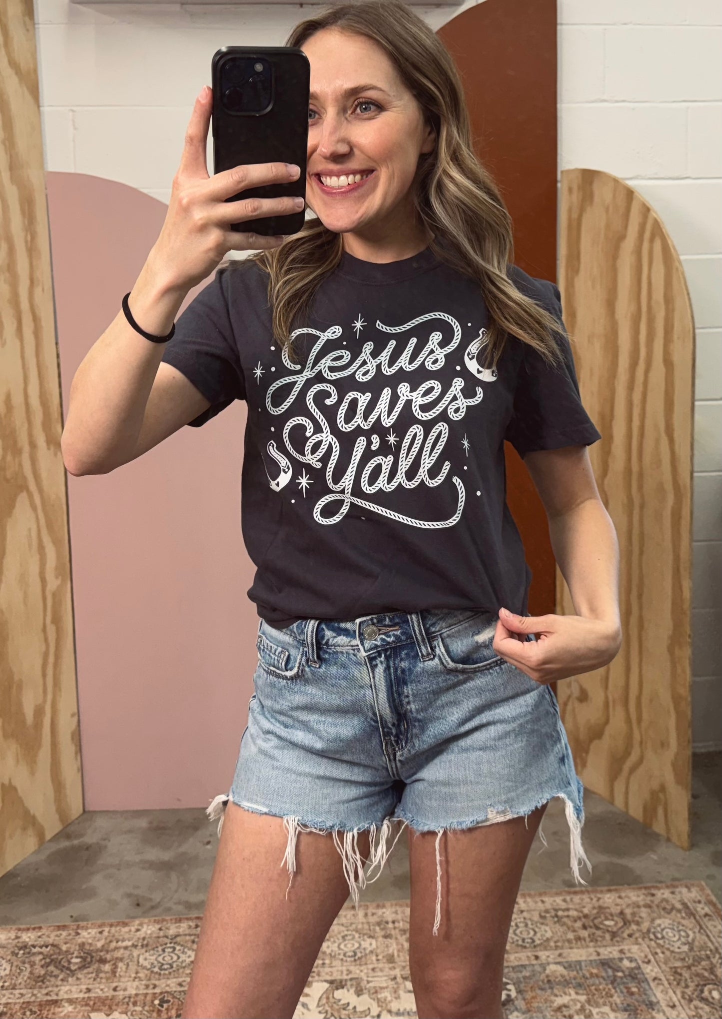 Western Jesus Saves Y'all Tee