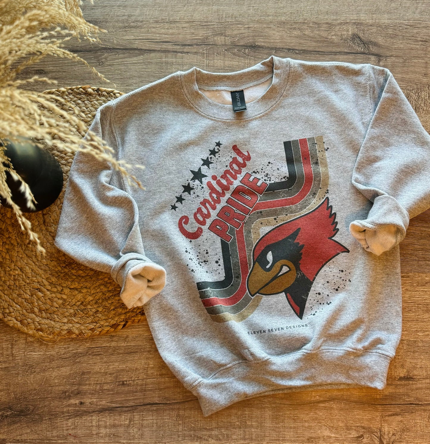 KIDS - Retro Taylor County Cardinal Pride Sweatshirt