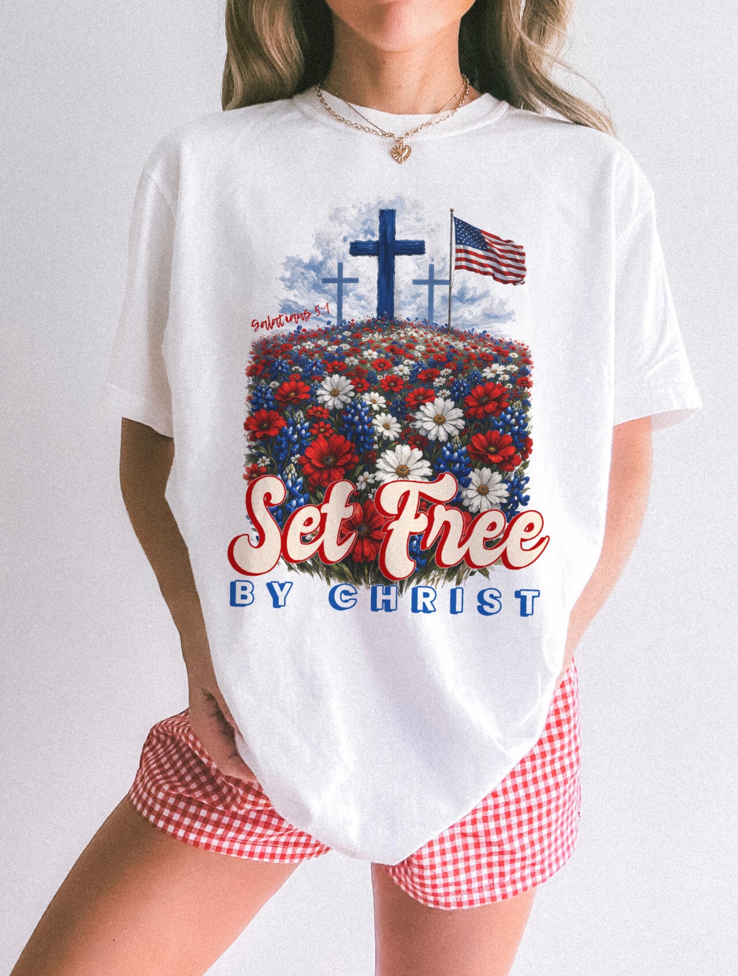 Set Free by Christ Tee
