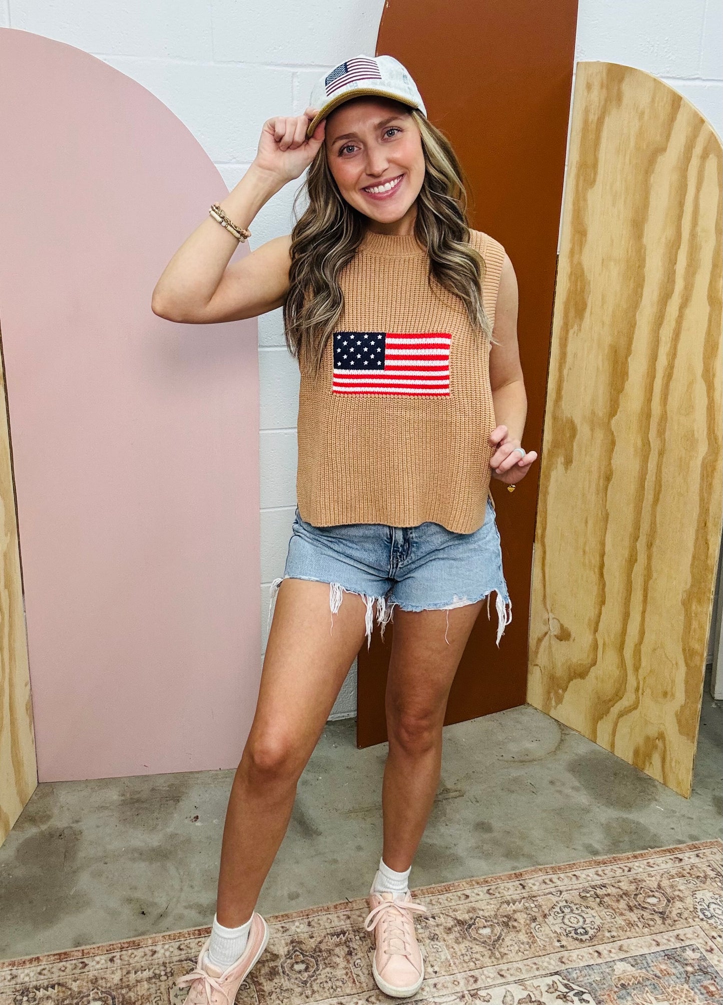 Crochet Flag Vest