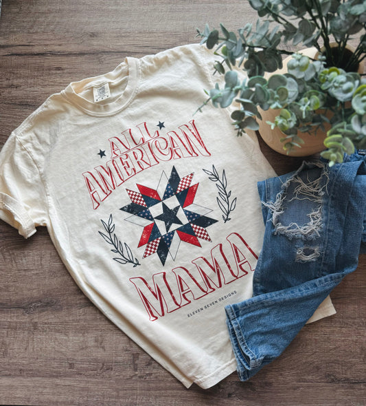 All American Mama Tee