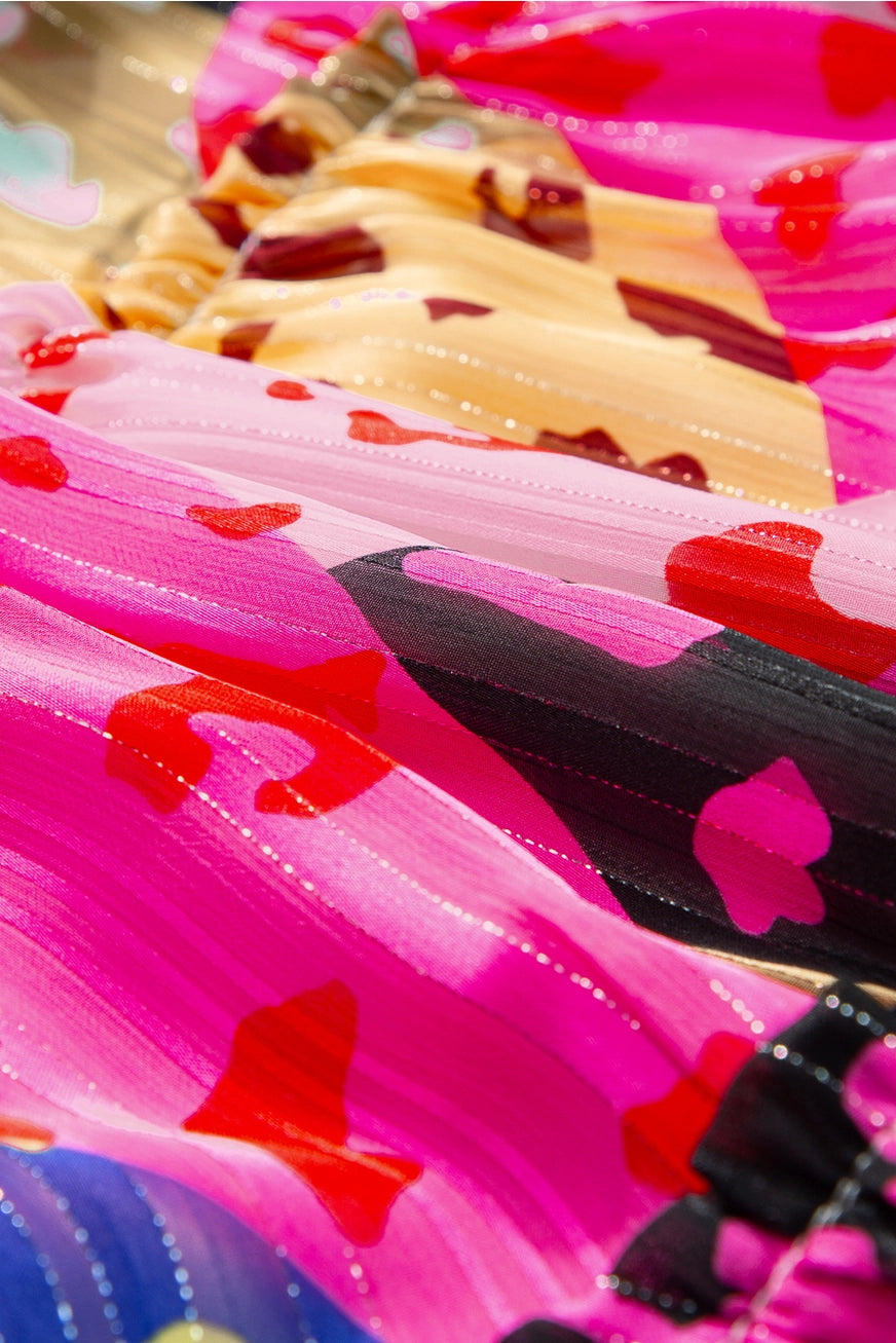 Cheetah Tiered Ruffle Dress