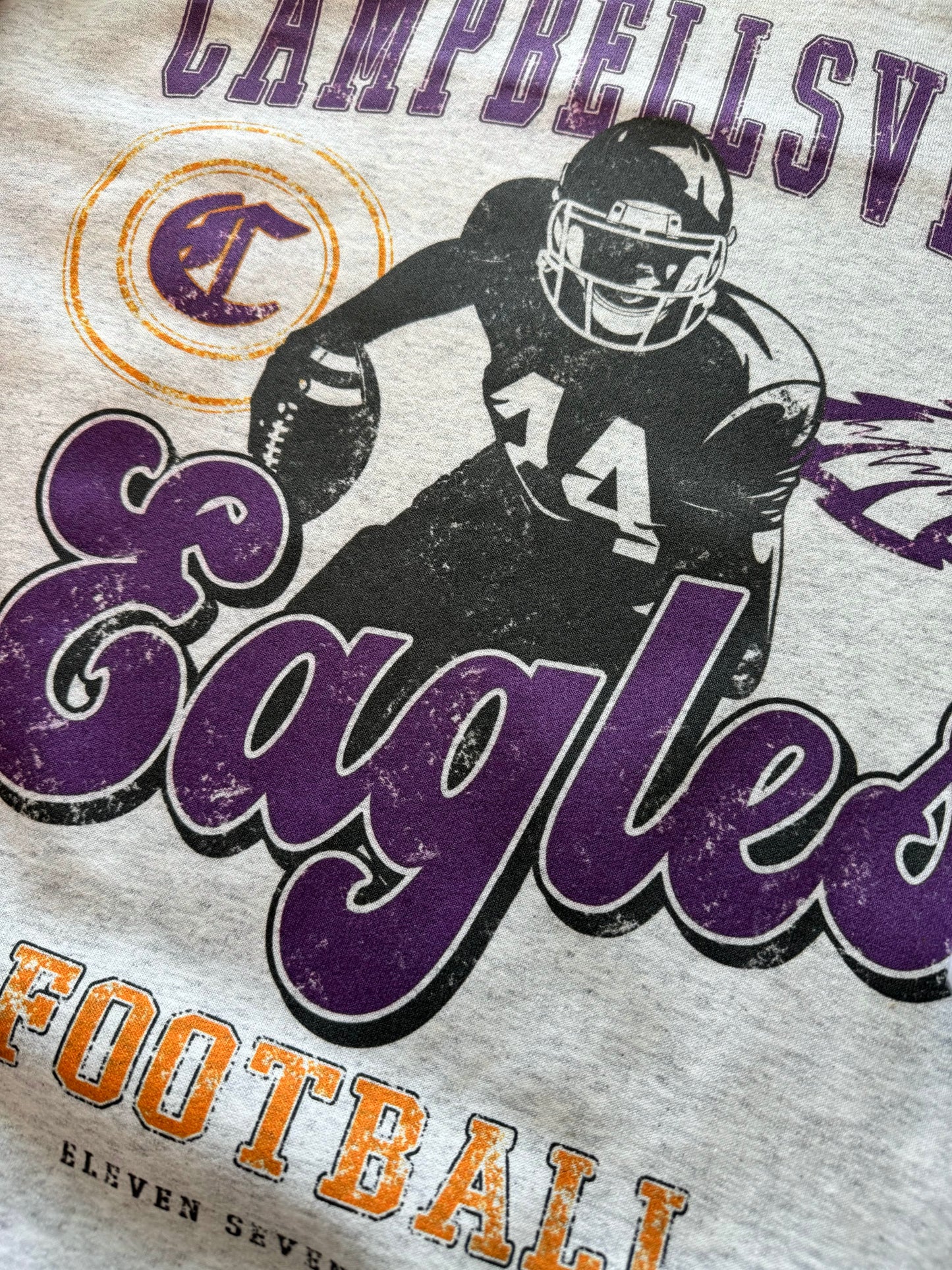 Campbellsville Eagles Football Player Sweatshirt