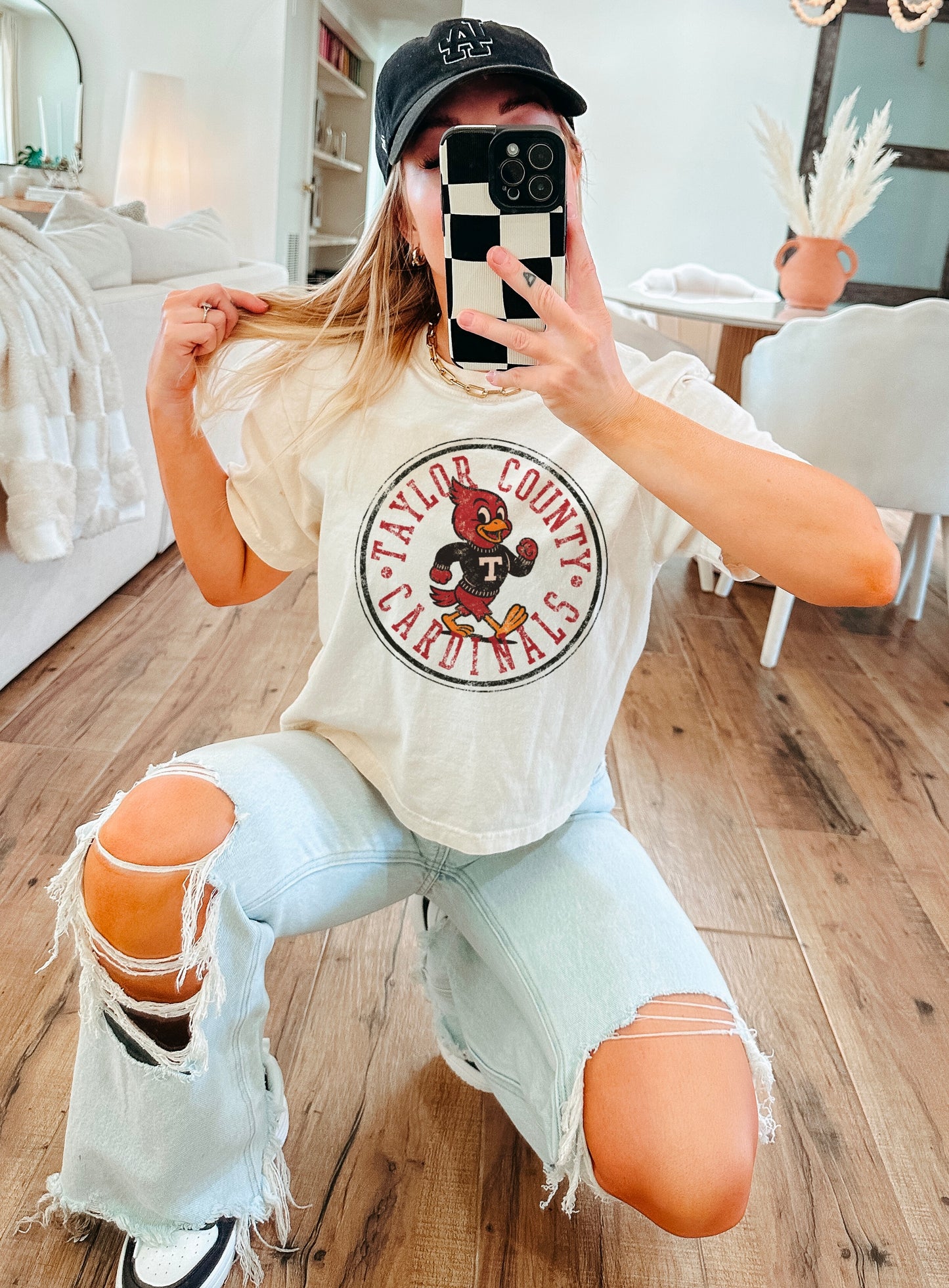 Vintage Taylor County Cardinals Tee