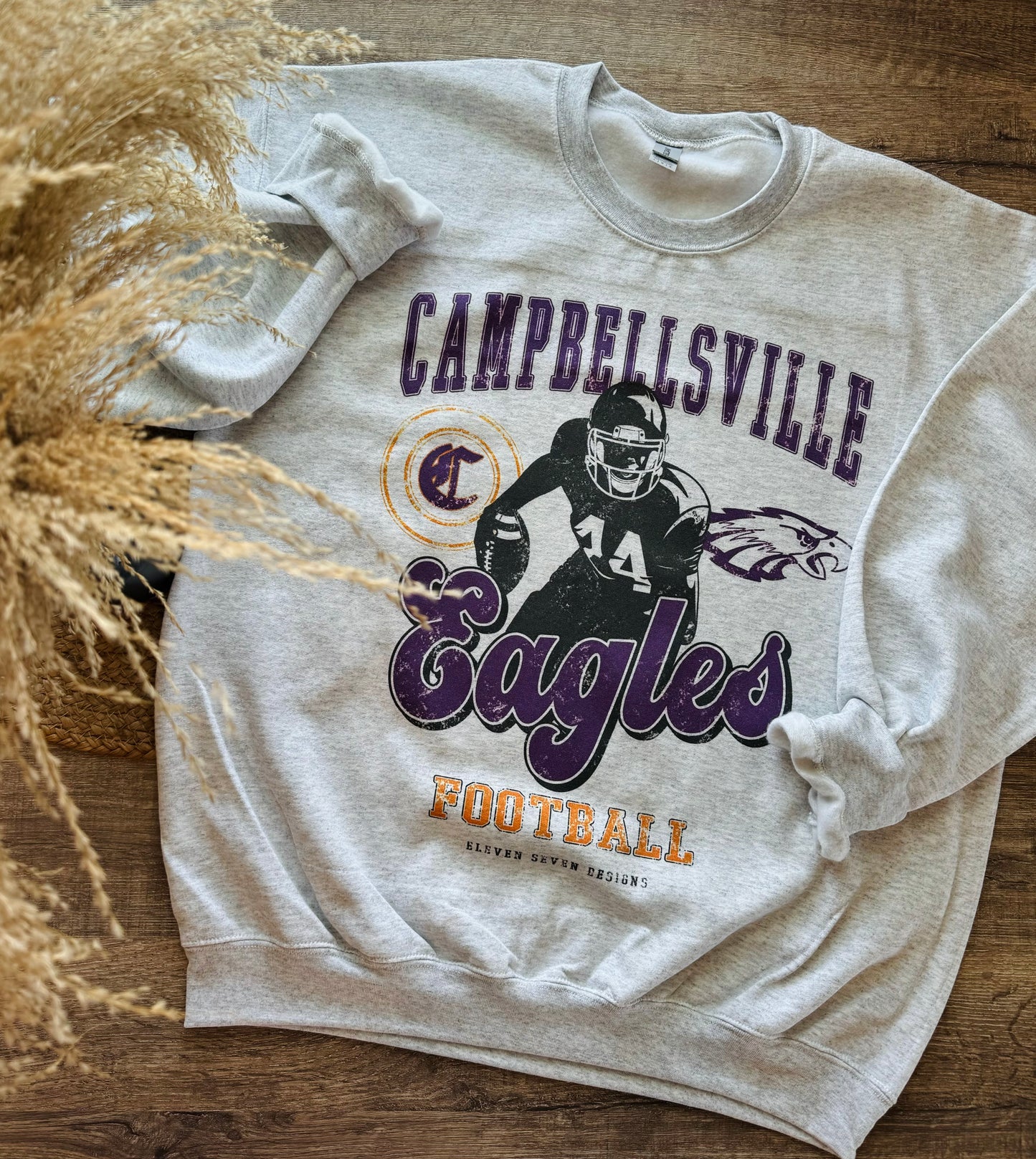 Campbellsville Eagles Football Player Sweatshirt