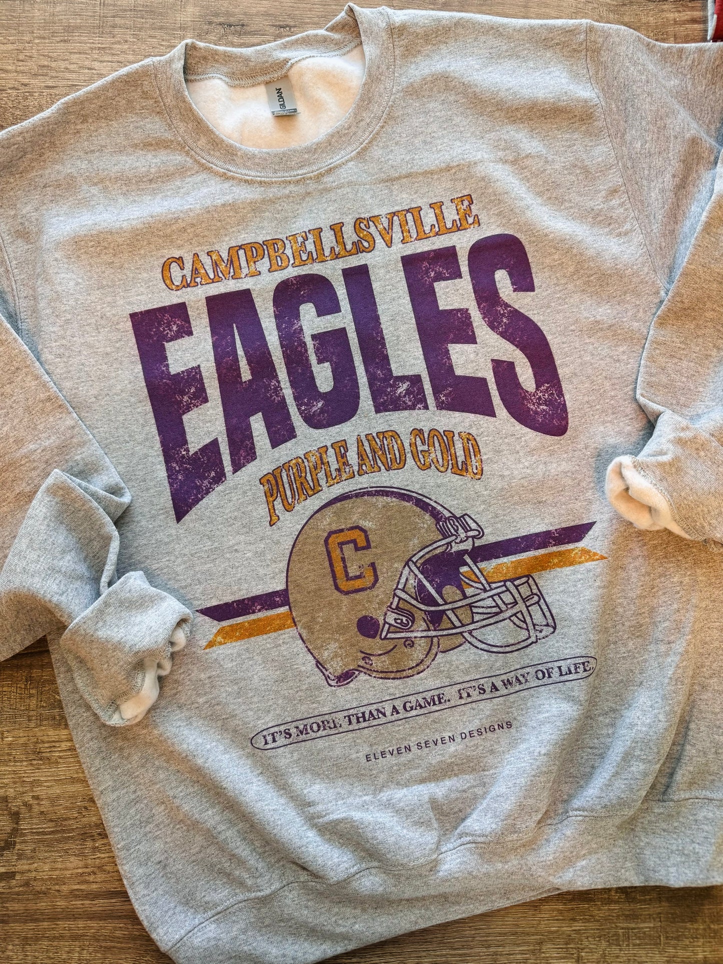 Campbellsville Eagles Football Sweatshirt