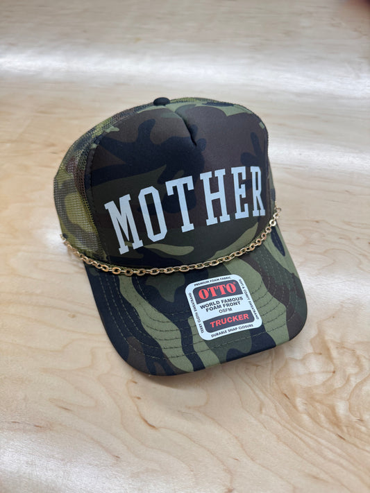 Camo Mother Trucker Hat