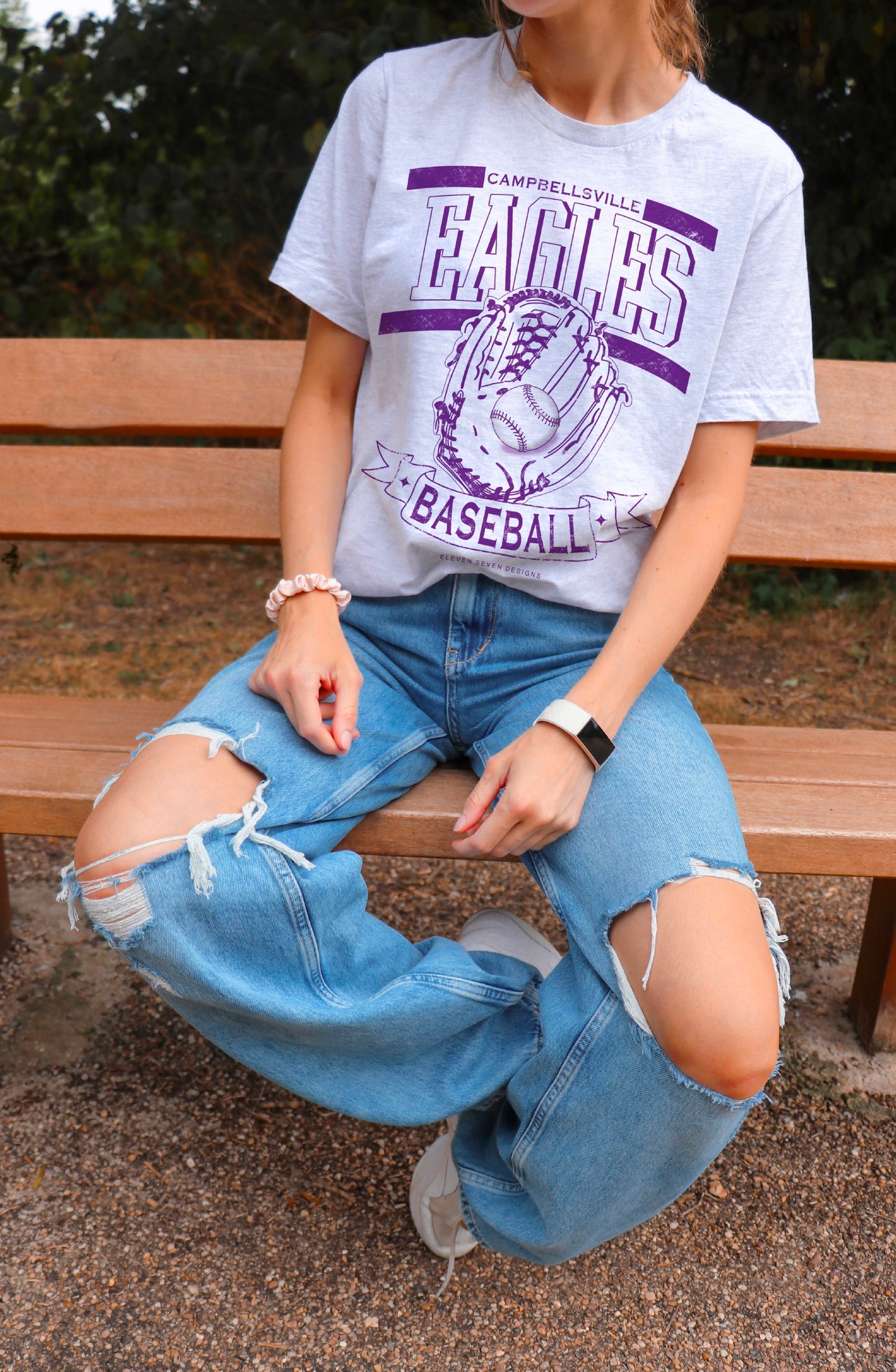 Campbellsville Eagles Baseball Tee