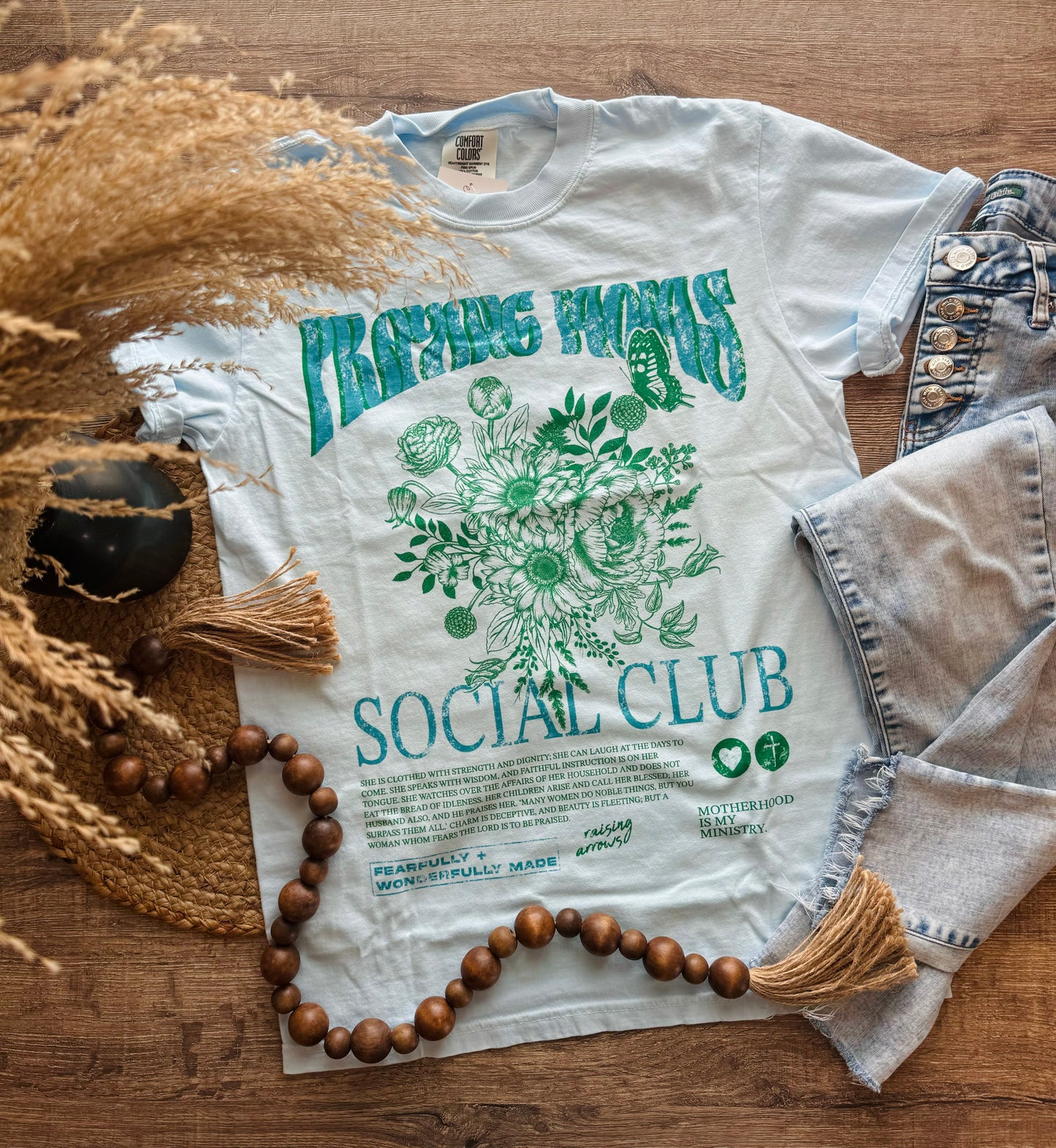 Praying Moms Social Club Tee