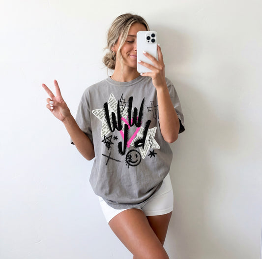 Grunge WWJD Tee