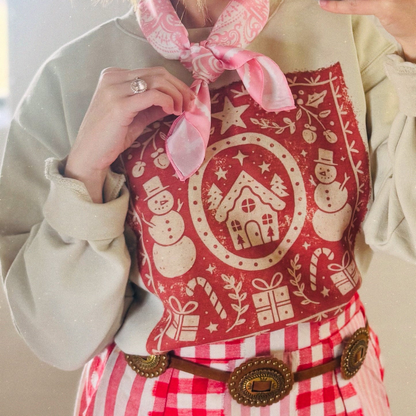 Gingerbread Collage Sweatshirt