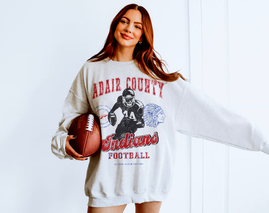 Adair County Indians Football Player Sweatshirt