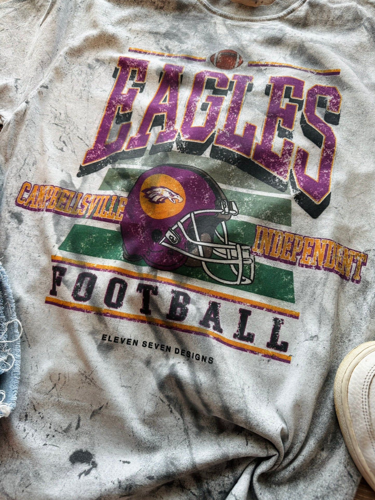 Eagles Football Colorblast Tee