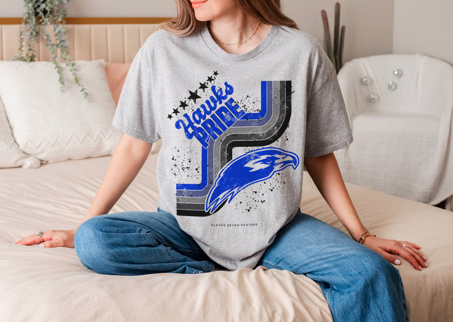 Retro Hawks Pride Tee