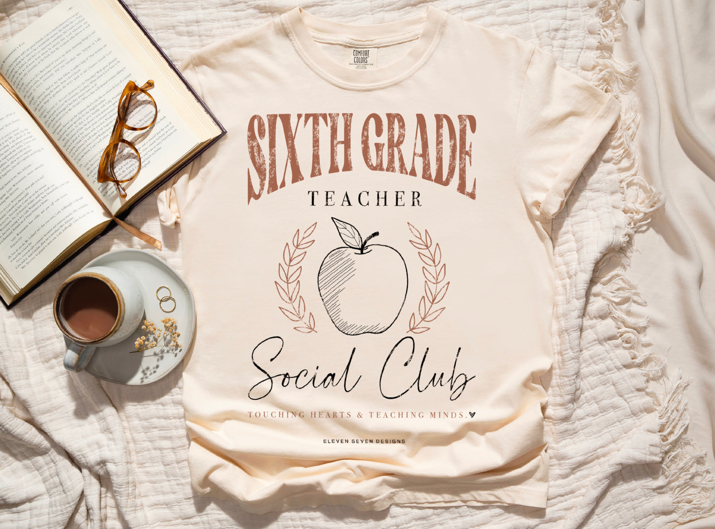 Custom Teacher Social Club Tee