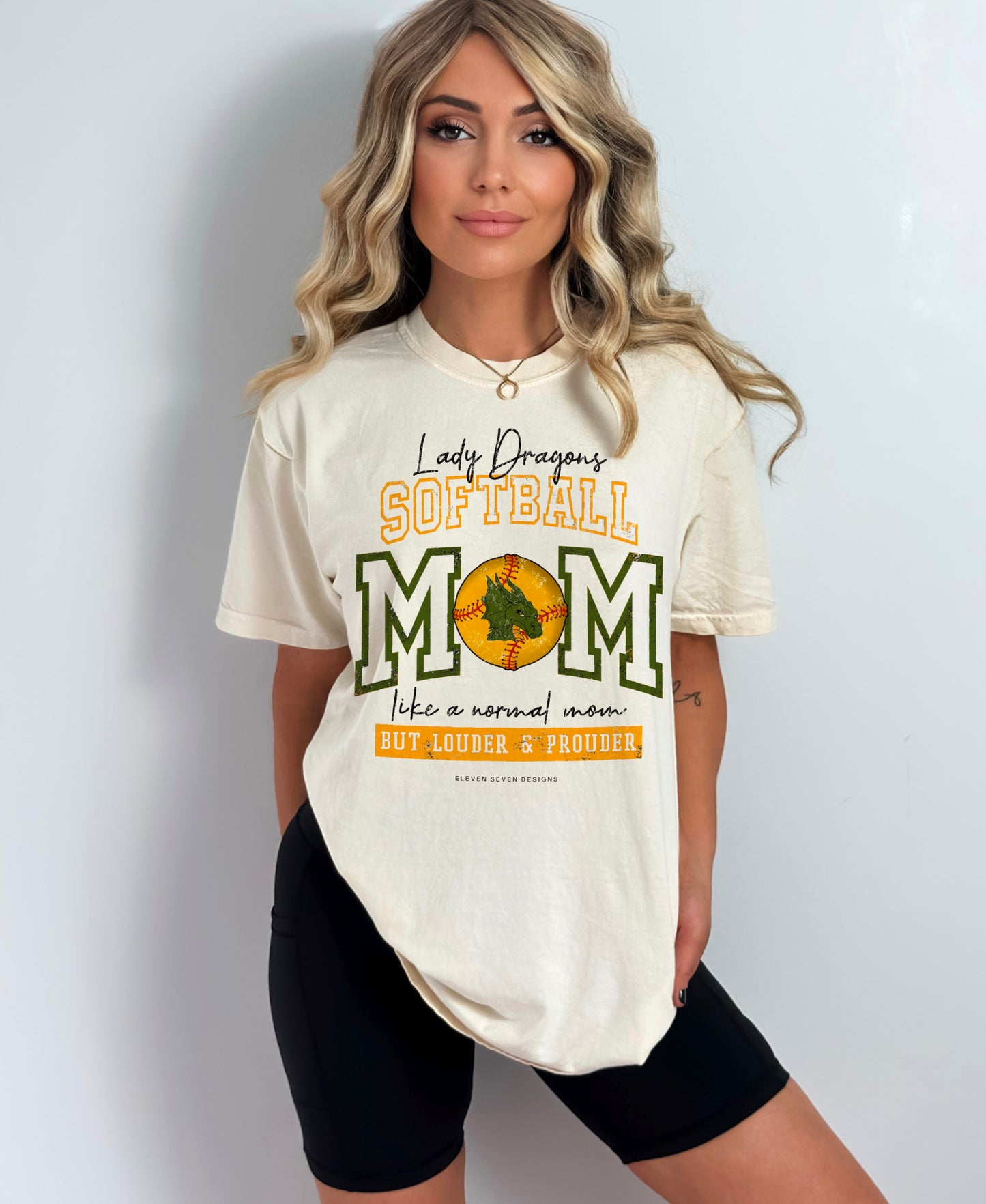 Lady Dragons Softball Mom Tee