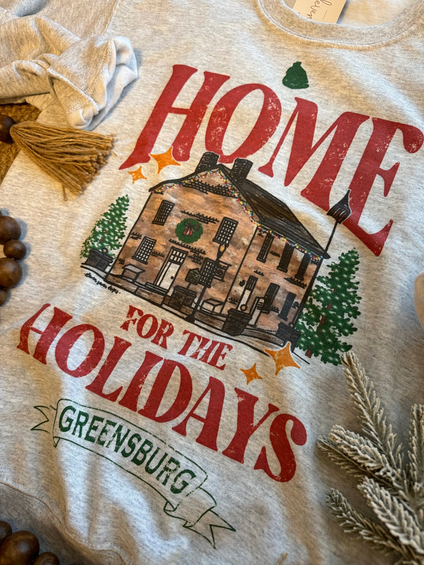 Home for the Holidays Sweatshirt - Greensburg