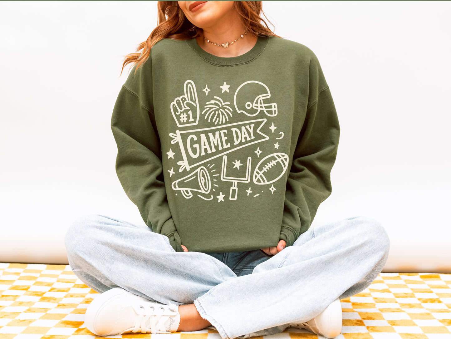 Game Day Sweatshirt - Moss