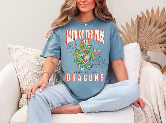 Land of the Free Home of the Dragons Tee
