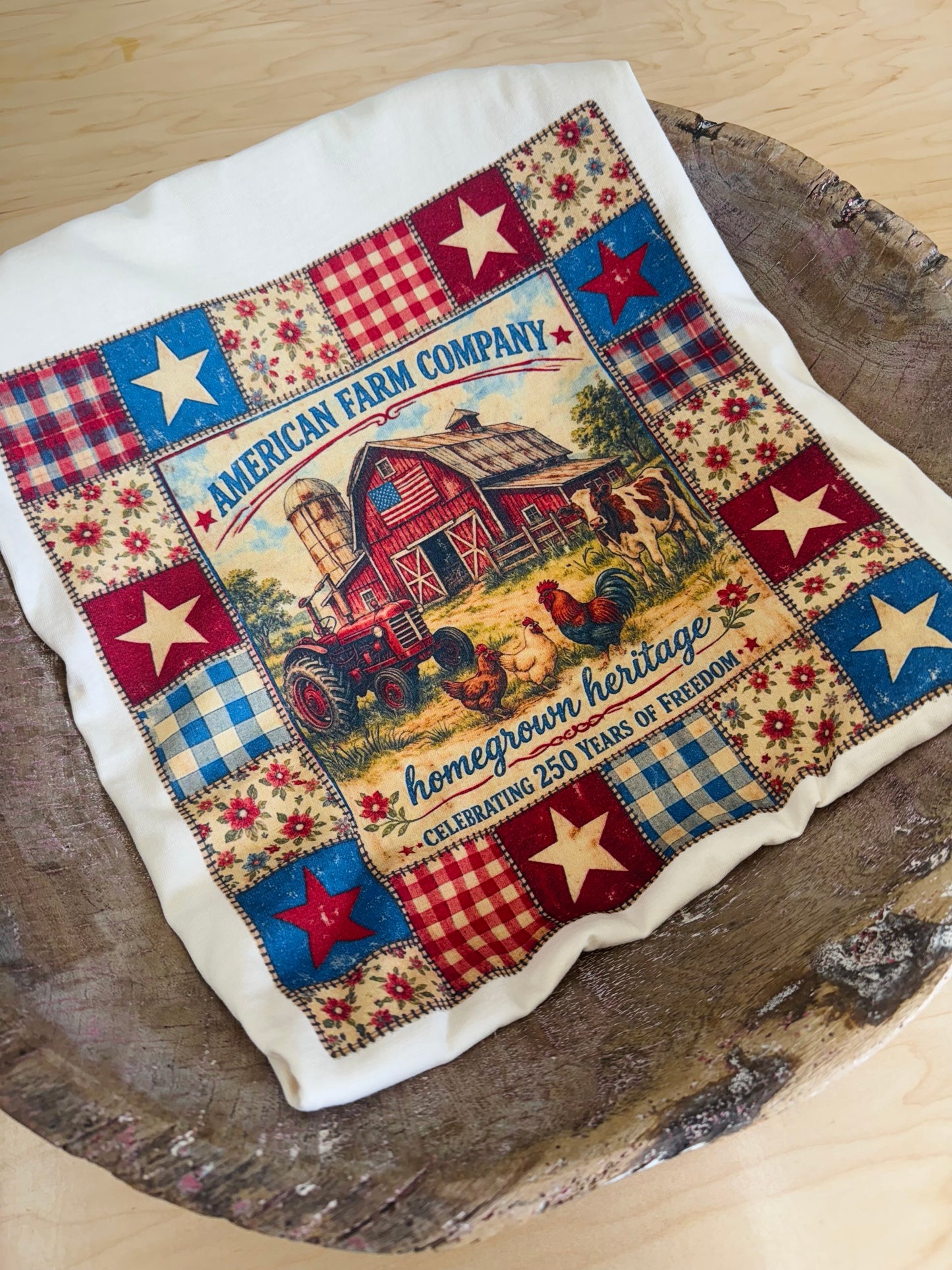 American Farm Company Quilt Tee