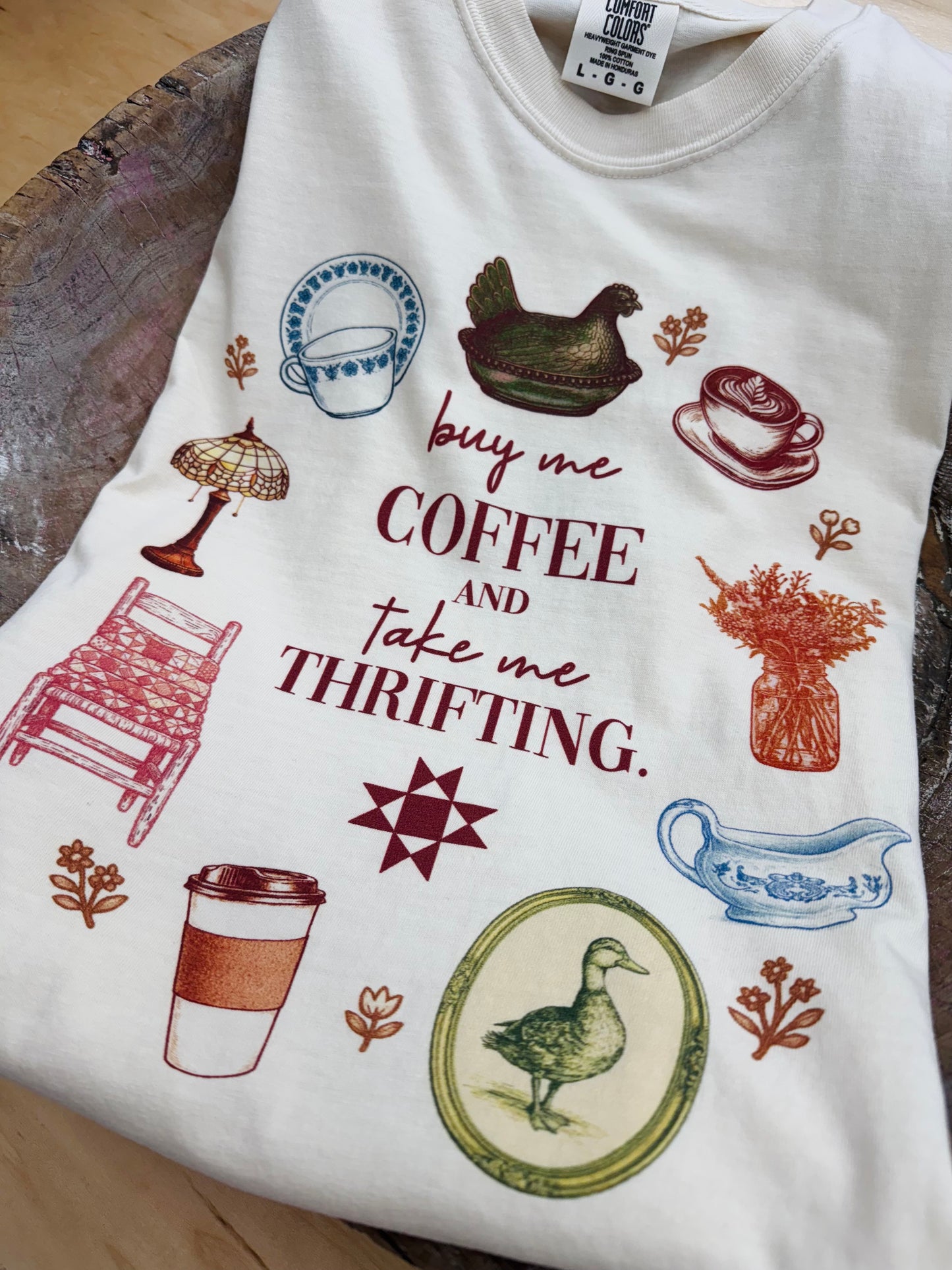 Buy Me Coffee & Take Me Thrifting Tee