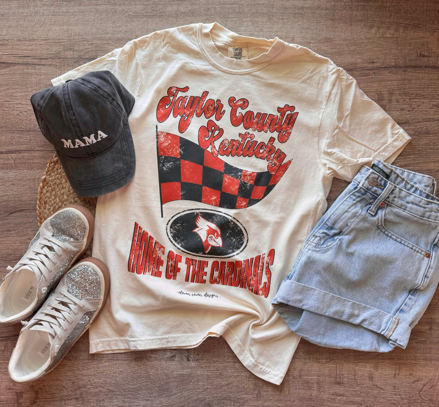 Cardinals Checkered Flag Tee