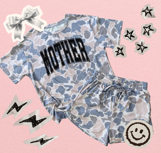 Mother Camo Tee & Short Set