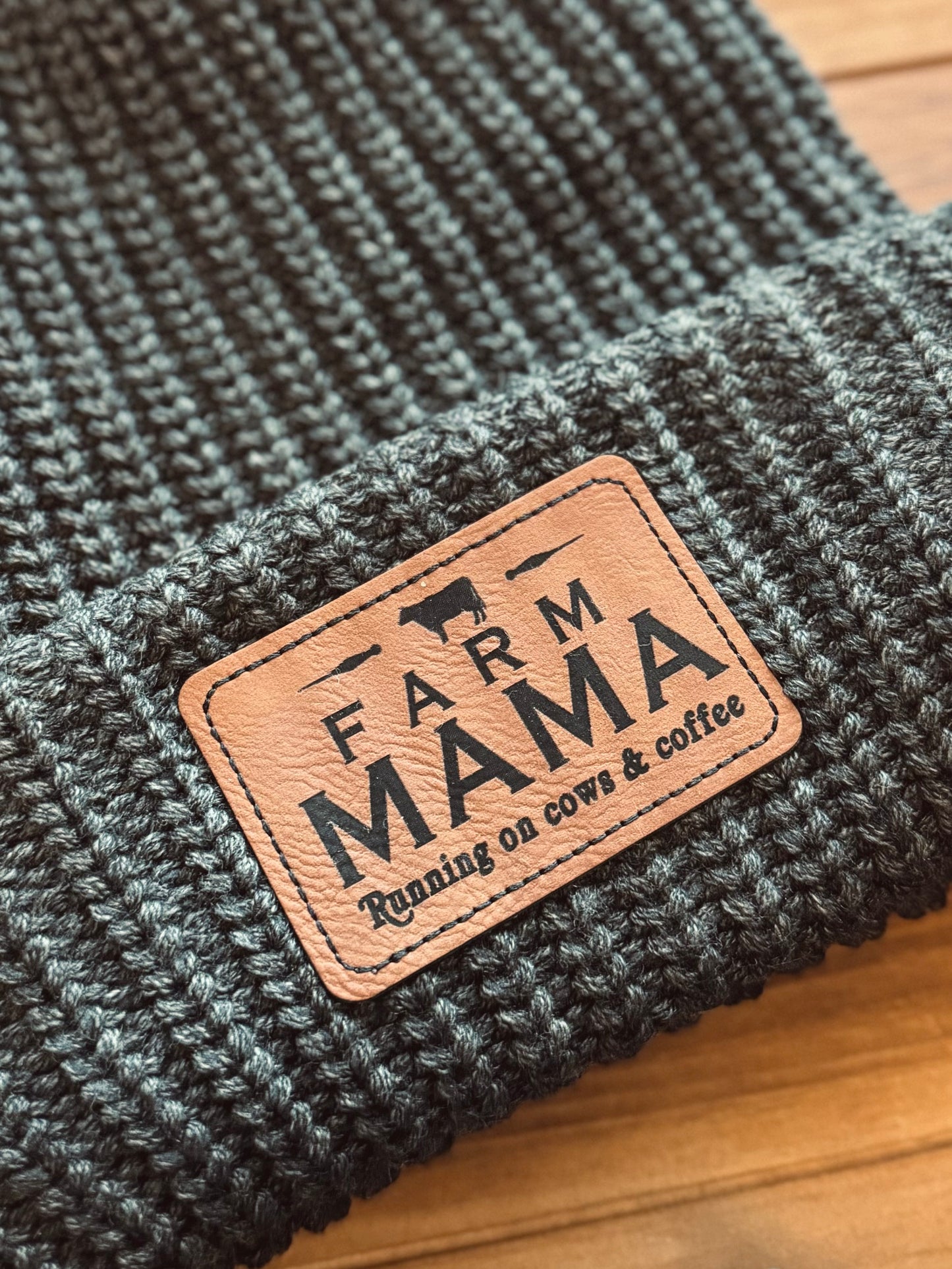 Farm Mama Chunky Knit Beanie