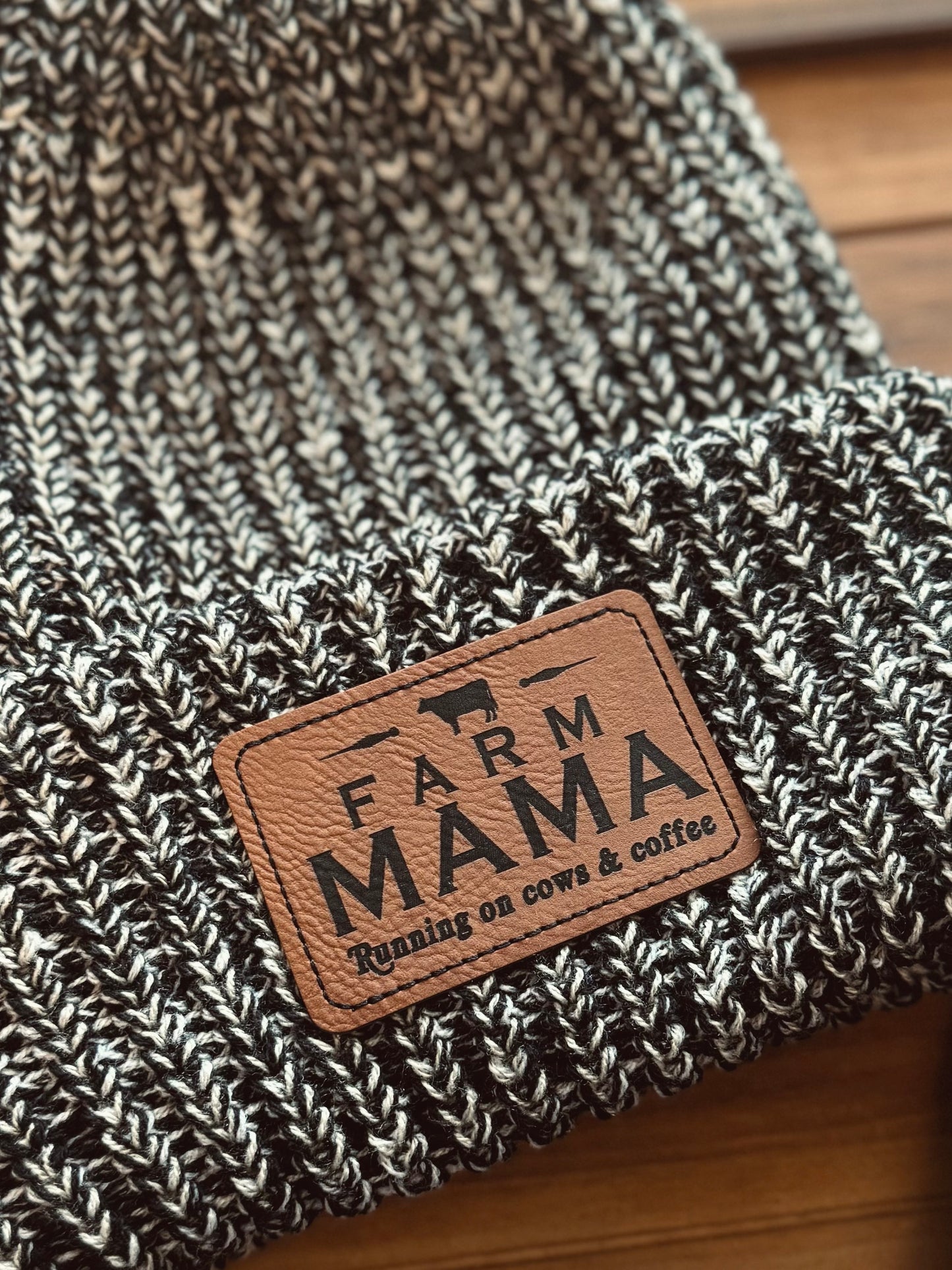 Farm Mama Chunky Knit Beanie